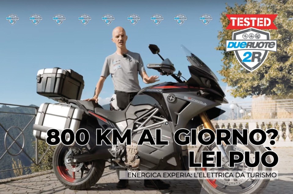 Energica Experia: l'elettrica che può fare 800 km al giorno